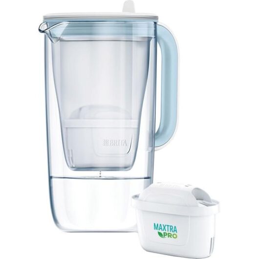 BRITA Glass Water Filter Jug - Blue