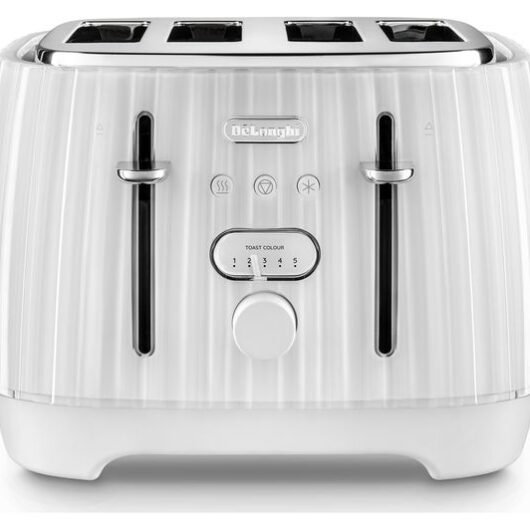 DELONGHI Ballerina CTD4003.W 4-Slice Toaster - White