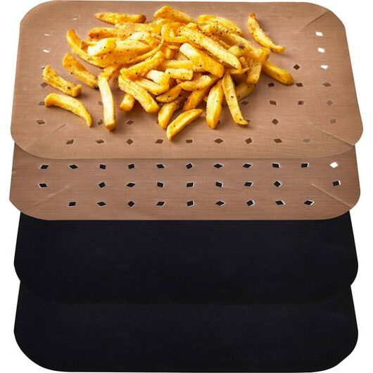 TOWER 9 Litre Dual Air Fryer Liners - Pack of 4
