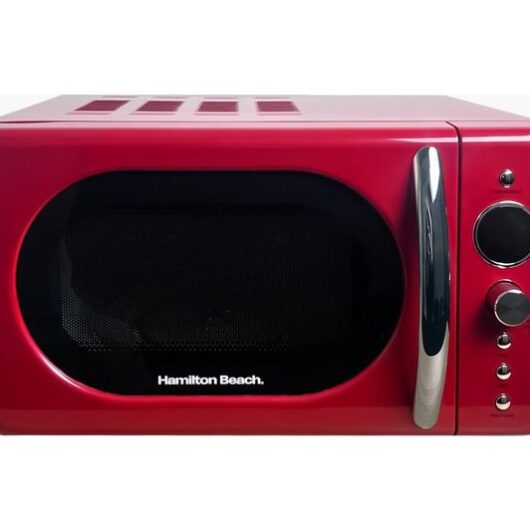 HAMILTON BEACH Retro HB70H20R Compact Solo Microwave - Red