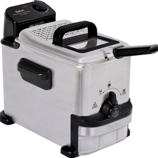 TEFAL Oleoclean Compact FR701640 Deep Fryer - Stainless Steel & Black