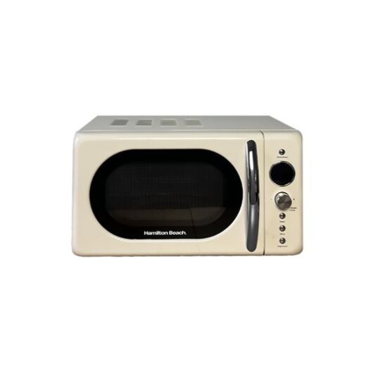 HAMILTON BEACH Retro HB70H20C Compact Solo Microwave - Cream
