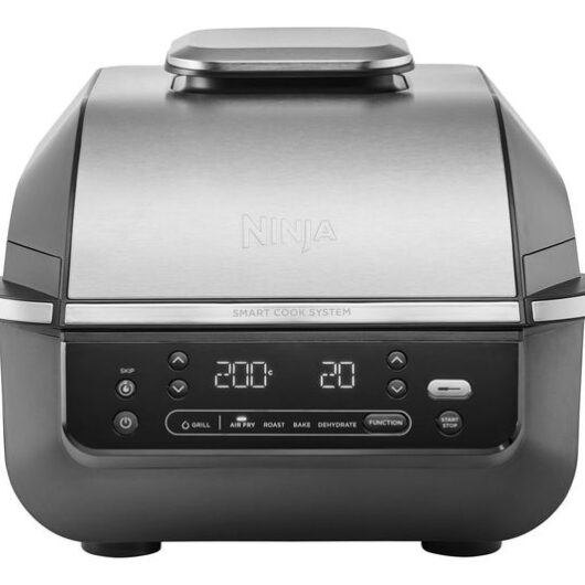NINJA EG351UK 5-in-1 Indoor Grill & Air Fryer - Black & Silver