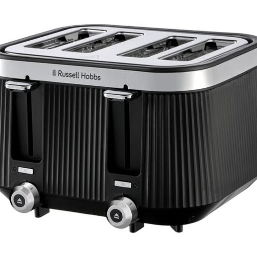 RUSSELL HOBBS Bronte 26770 4-Slice Toaster - Black
