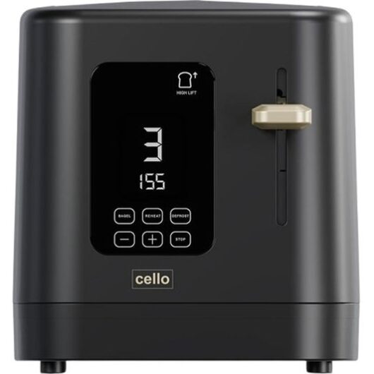 CELLO TR185-BK 2-Slice Toaster - Black