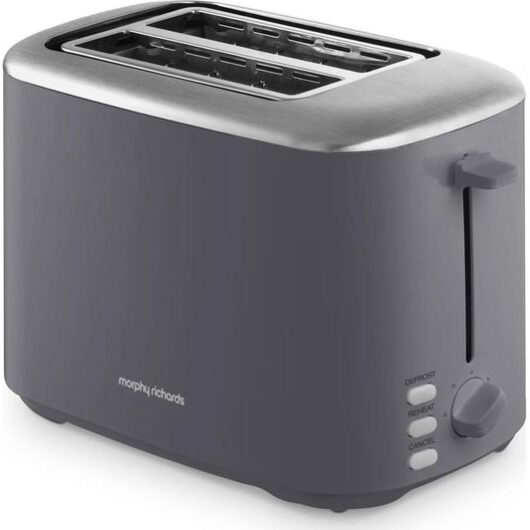 MORPHY RICHARDS Equip 222068 2-Slice Toaster - Grey