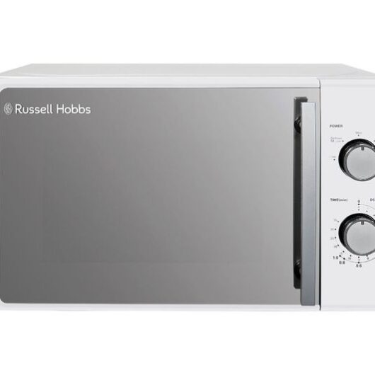 RUSSELL HOBBS RHM2060 Compact Solo Microwave - White