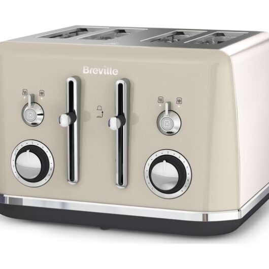 BREVILLE Mostra VTT930 4-Slice Toaster - Cream