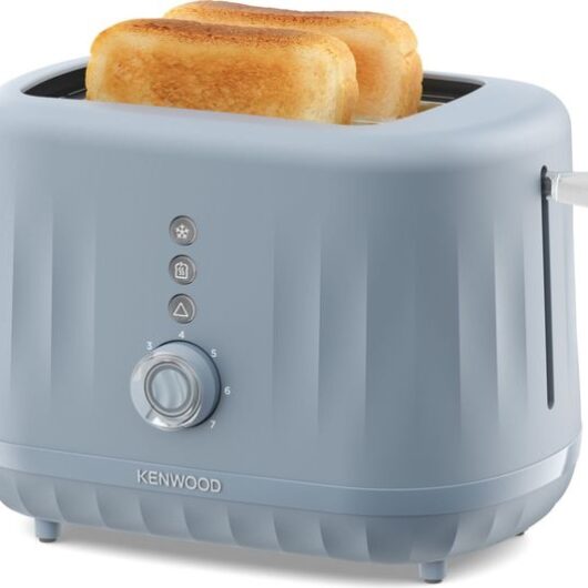 KENWOOD Ripple TCP06.000GY 2-Slice Toaster - Storm Blue Grey Matte