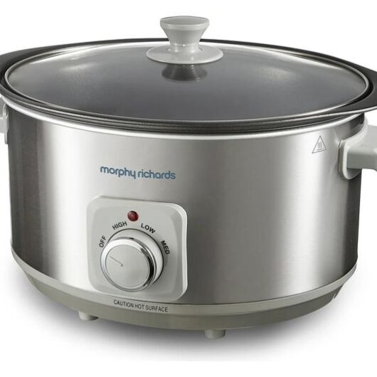 MORPHY RICHARDS Sear & Stew 461014 Slow Cooker - Stainless Steel