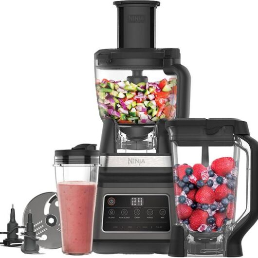 NINJA BN800UK Food Processor - Black & Silver