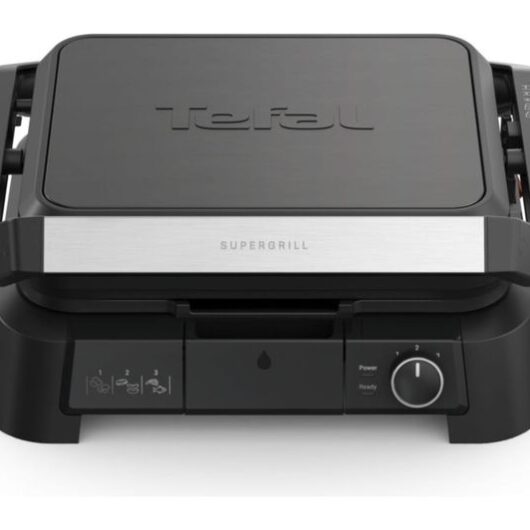 TEFAL SuperGrill 3-in-1 Tabletop Grill - Black