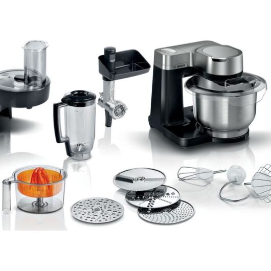 BOSCH 7-in-1 MUMS2VM40 Kitchen Machine Stand Mixer - Black