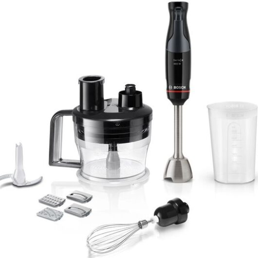 BOSCH Ergomaster 2 in 1 Pressure Controlled Speed Hand Blender MSM4B670GB - Black
