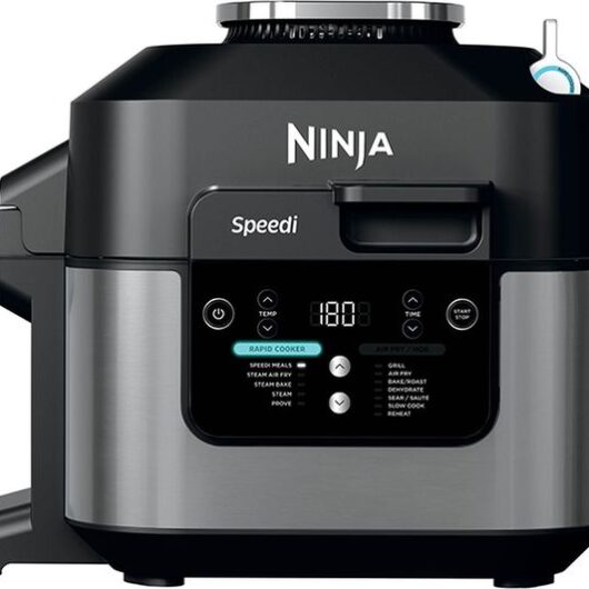 NINJA Speedi 12-in-1 ON500UK Multi-cooker & Air Fryer - Black & Stainless Steel