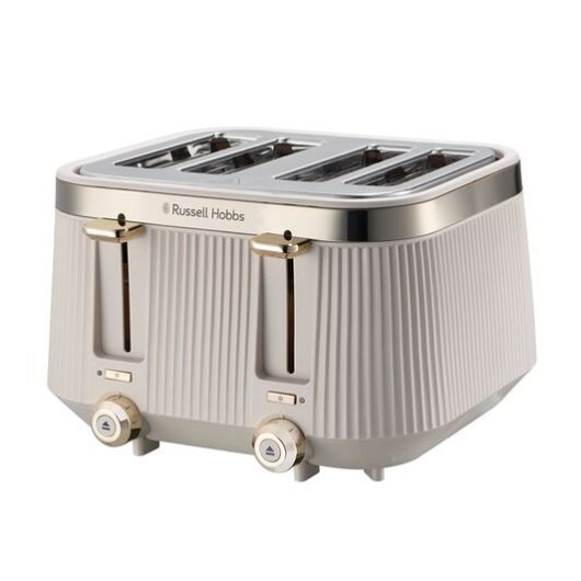 RUSSELL HOBBS Bronte 26771 4-Slice Toaster - Stone