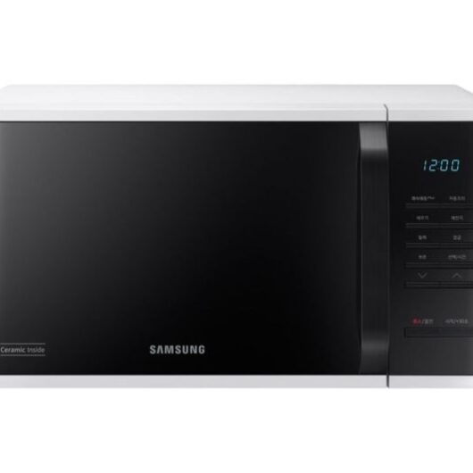 SAMSUNG MS23K3513AW Solo Microwave - White & Black