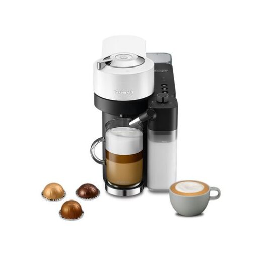 NESPRESSO by De'Longhi Vertuo Lattissima Pod ENV300.W Smart Coffee Machine - White