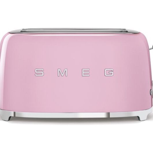 SMEG 50's Retro Style TSF02PKUK 4-Slice Toaster - Pink