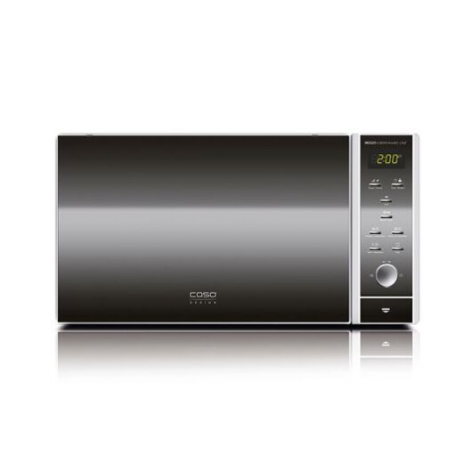 CASO Ceramic Chef MCG 25 Combination Microwave - Black & Silver