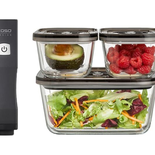 CASO Vacu OneTouch Eco-Set Vacuum Sealer - Black