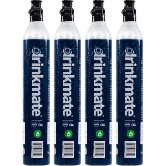 DRINKMATE 60-litre CO2 Refill Cylinders - Pack of 4