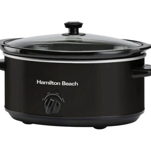 HAMILTON BEACH The Family Favourite Slow Cooker - Black