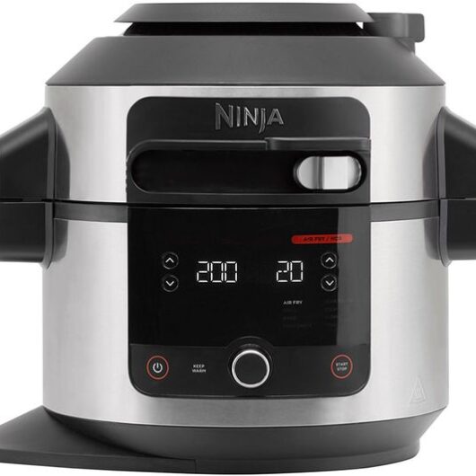 NINJA Foodi 11-in-1 SmartLid OL550UK Multicooker & Air Fryer - Stainless Steel & Black