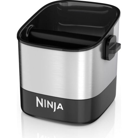 NINJA Luxe Café XSKKNCKBXEUK Knock Box - Silver & Black