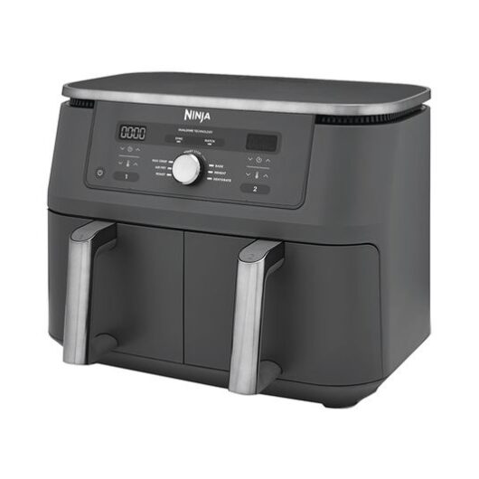 NINJA MAX 6-in-1 Dual Zone DZ400UK Air Fryer - Gun Metal Grey