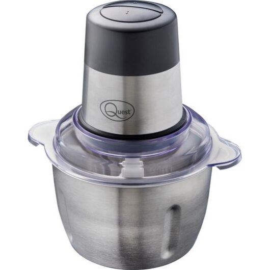 QUEST 31559 Mini Chopper - Black & Silver