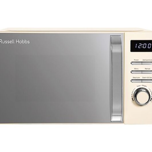 RUSSELL HOBBS RHMD818C Solo Microwave - Cream