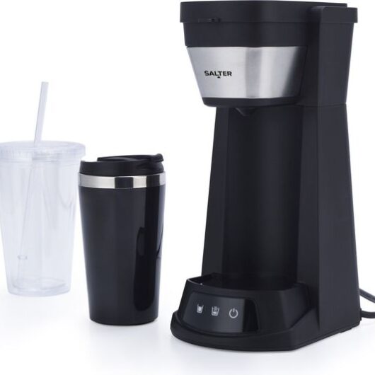 SALTER 2-in-1 Iced Coffee Maker - Black