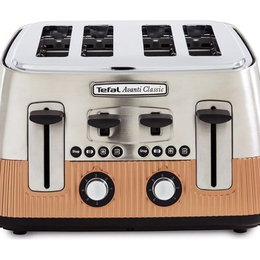 TEFAL Avanti Classic TT780F40 4-Slice Toaster - Copper