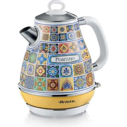 ARIETE Positano 2869/0P Jug Kettle - Yellow & White