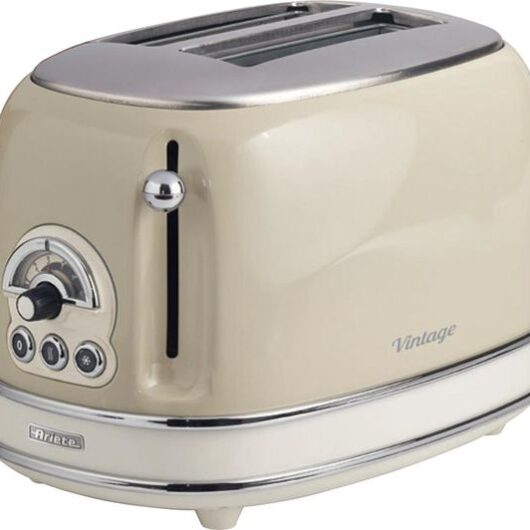 ARIETE Vintage 155 2-Slice Toaster - Beige
