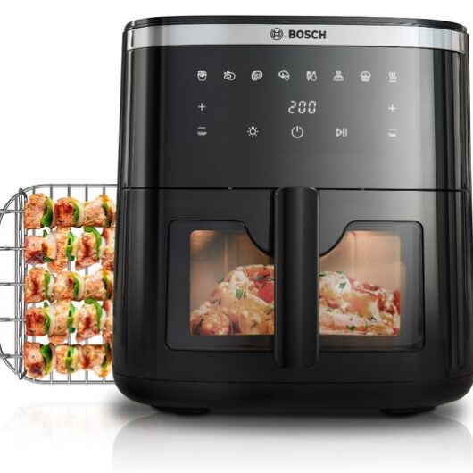BOSCH Series 6 MAF671B1GB 9-in-1 Air Fryer & Grill - Black
