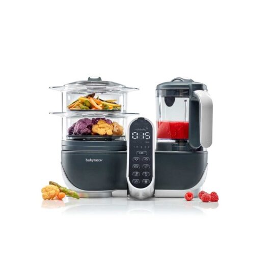 Babymoov Nutribaby (+) 5 In 1 Food Prep Machine - Industrial Grey
