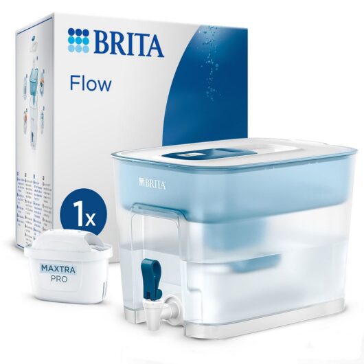 Brita Water Filter Xxl Tank Flow 8.2L With Maxtra Pro Pure Performance Cartridge