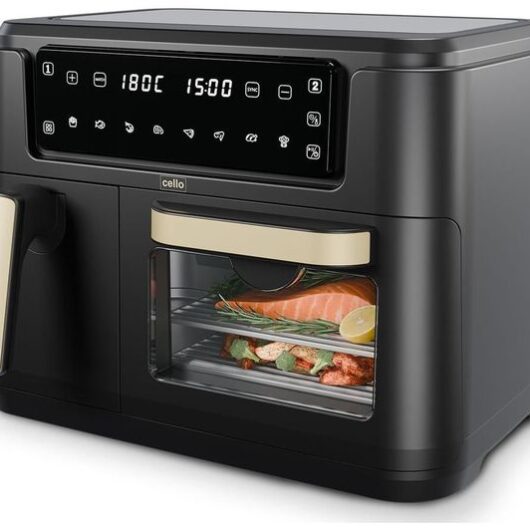 CELLO Dual Zone AF901A-BK Air Fryer - Ash Black
