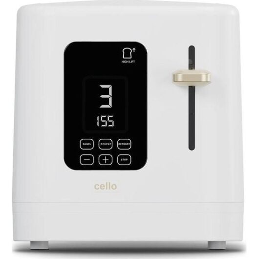 CELLO TR185-WH 2-Slice Toaster - White