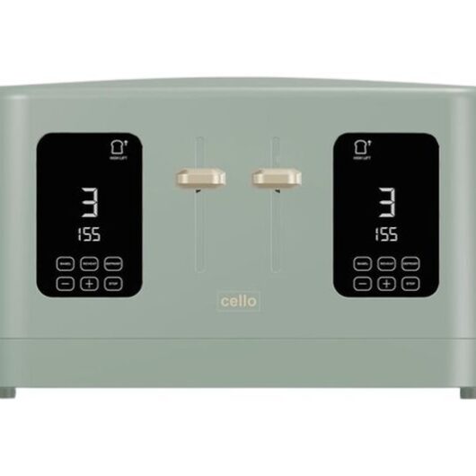 CELLO TR186-GR 4-Slice Toaster - Green