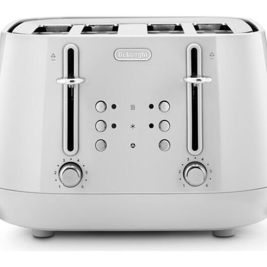 DELONGHI Eclettica CTY4003.WH 4-Slice Toaster - White