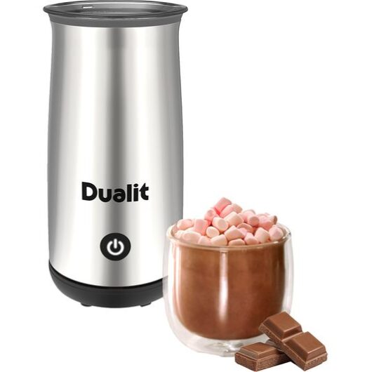 DUALIT 84143 Hot Chocolate Maker & Milk Frother - Chrome