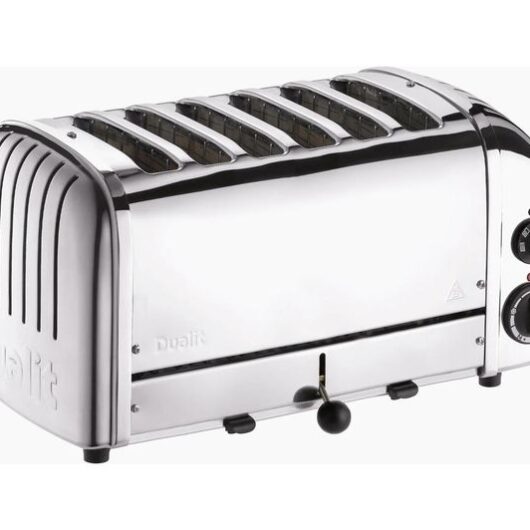 DUALIT Classic 6-Slice Toaster - Chrome