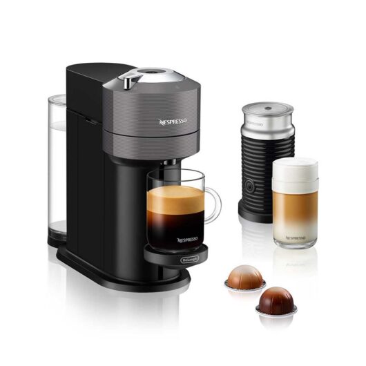 DeLonghi De'longhi Nespresso Vertuo Next & Aeroccino Grey