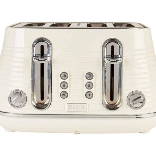 HADEN Devon 204424 4-Slice Toaster - Cream