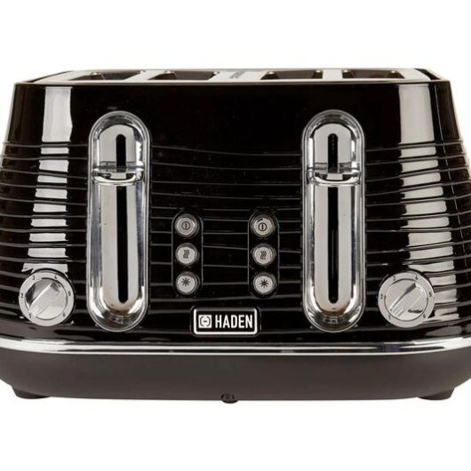 HADEN Devon 204448 4-Slice Toaster - Black
