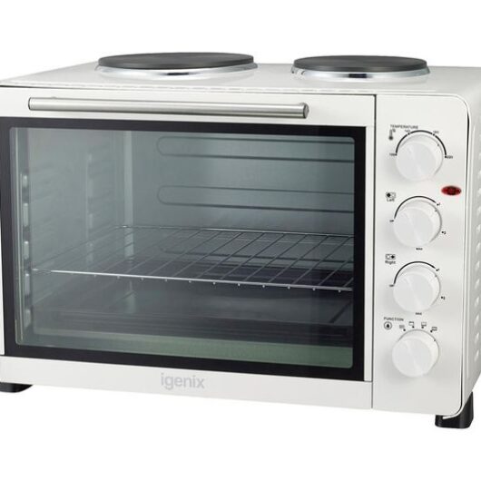 IGENIX IG7145 Electric Mini Oven - White