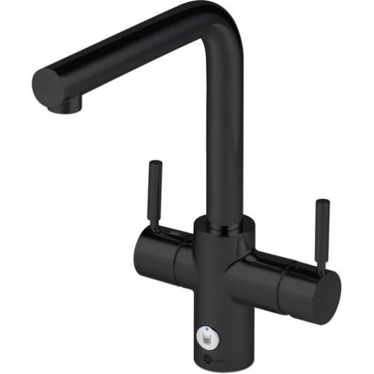 INSINKERATOR 4-in-1 Touch L Shape Steaming Hot Water Tap - Black Velvet